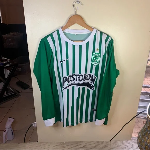 SOLD: Nike Dri-Fit Colombia Postobon Atletico Nacional Soccer Jersey Men’s Size - Picture 14 of 16